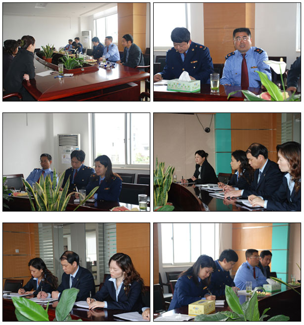 瀏陽市工商行政管理局、公平交易局、瀏陽生物醫(yī)藥園區(qū)工商分局等工作小組成員一行來綠之韻集團作行政指導(dǎo)工作