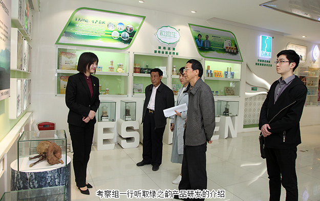 湖南省商務(wù)廳領(lǐng)導(dǎo)一行蒞臨綠之韻考察