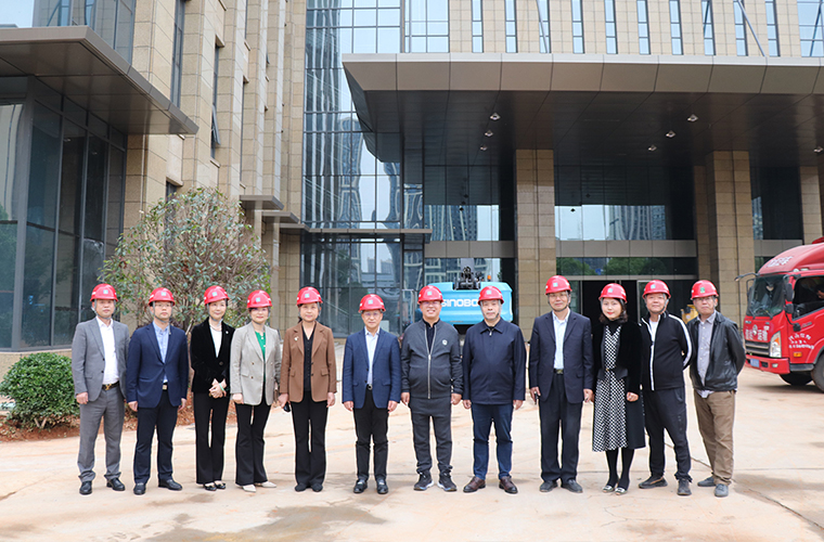 湖南省人大常委會副主任胡旭晟一行蒞臨綠之韻中心走訪調研