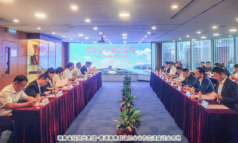 綠之韻集團總裁勞嘉受邀參加湖南省經(jīng)貿(mào)代表團香港考察交流活動